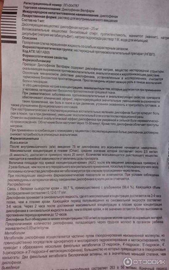 Диклофенак: инструкция по применению, цена, отзывы