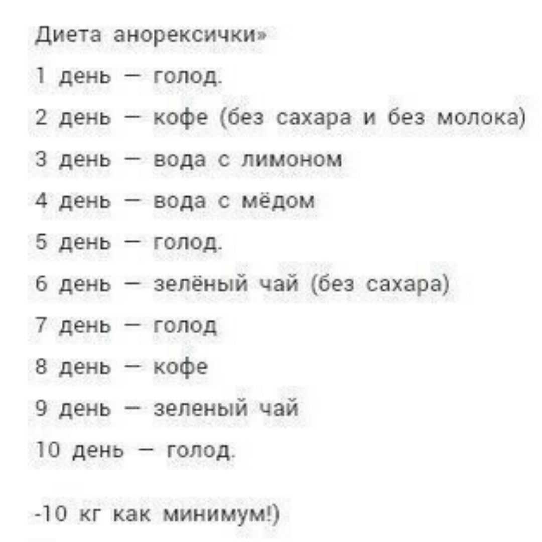 Как голод влияет на организм: таблица о 2, 3, 7, 14, 21 дневном голодании с пояснениями