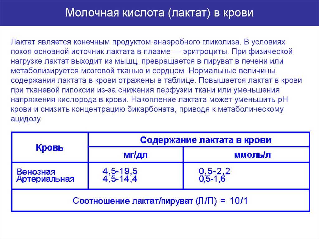 Молочная кислота в мышцах - как выводить, избавиться
