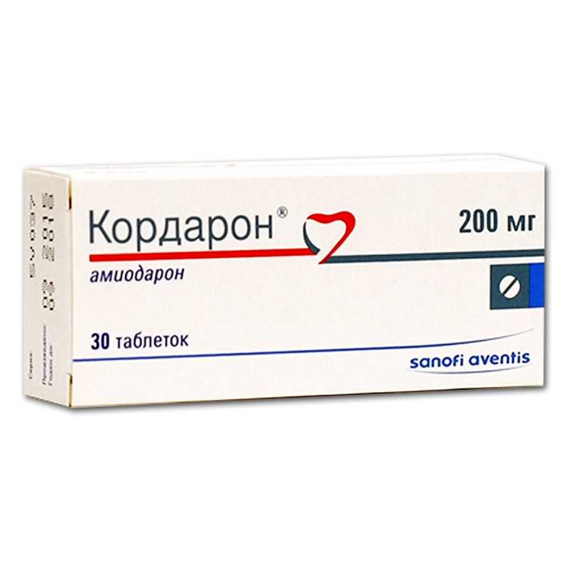 Кордарон: инструкция по применению