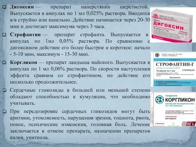 Дигоксин для чего применяется