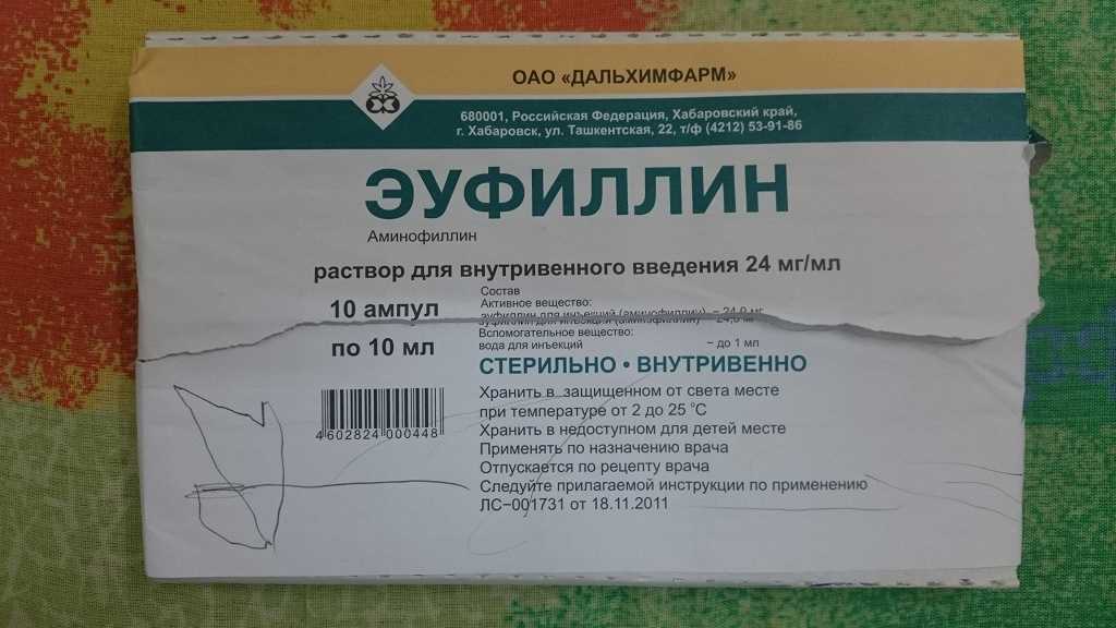 Анальгин эуфиллин дексаметазон