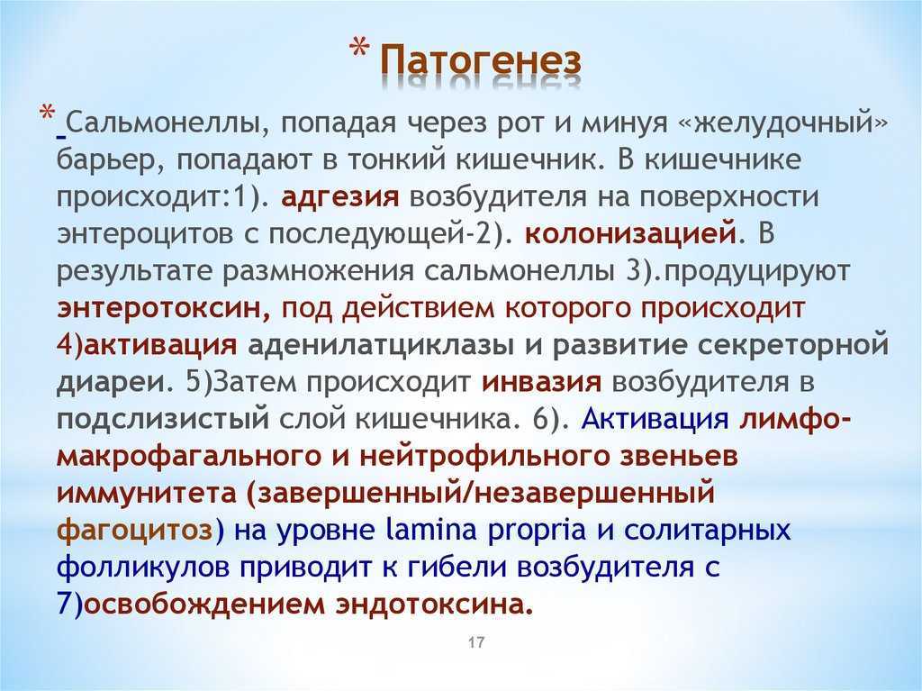 Сальмонеллез: симптомы, лечение