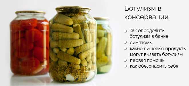 Как определить есть ли в банке огурцов ботулизм. как определить наличие ботулизма в банке с огурцами: признаки и рекомендации