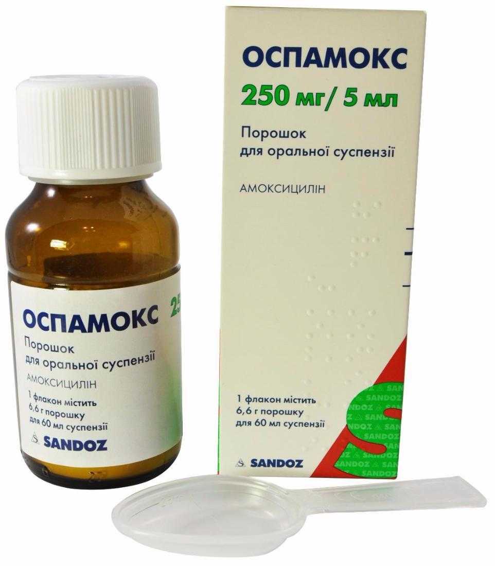 Суспензия для детей оспамокс (125 и 250 мг): инструкция по применению и аналоги препарата