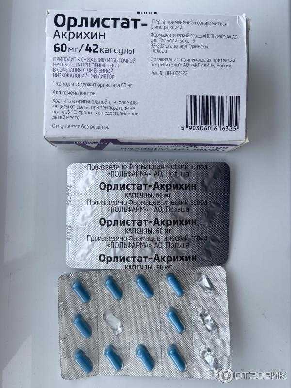 Орлистат-акрихин отзывы
