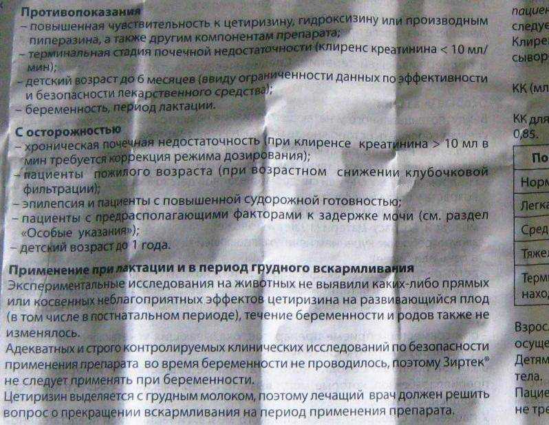 Зиртек для детей – дозировка и инструкция по применению капель и таблеток