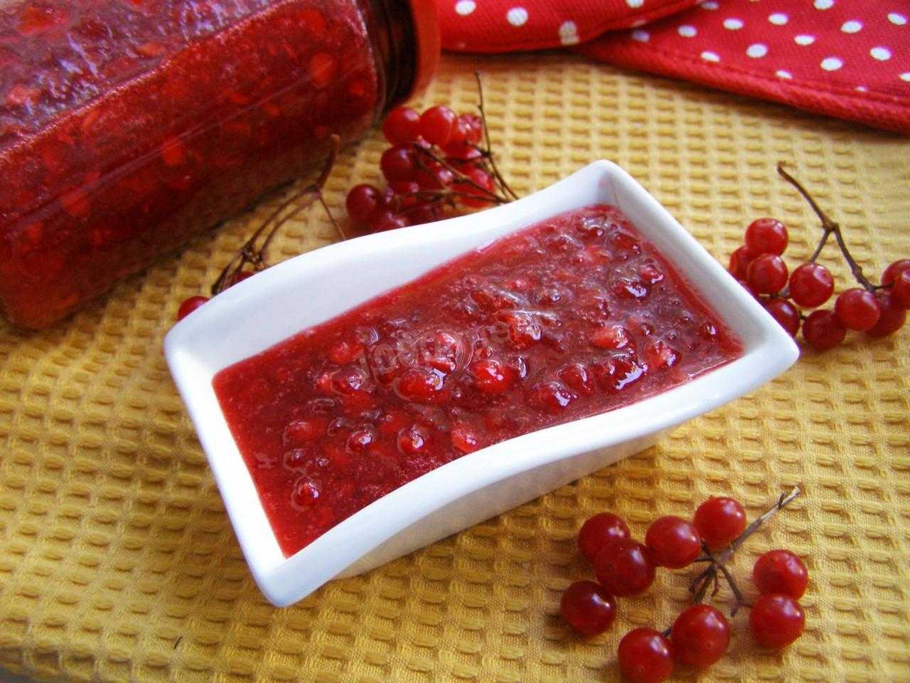 Калина с сахаром на зиму без варки: 7 лучших рецептов заготовок