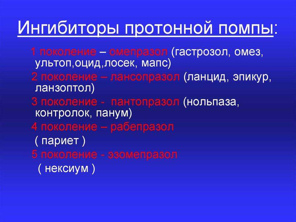 Ингибиторы протонной помпы. секреты эффективности. отличия. вопросы безопасности - аптека "для человека"