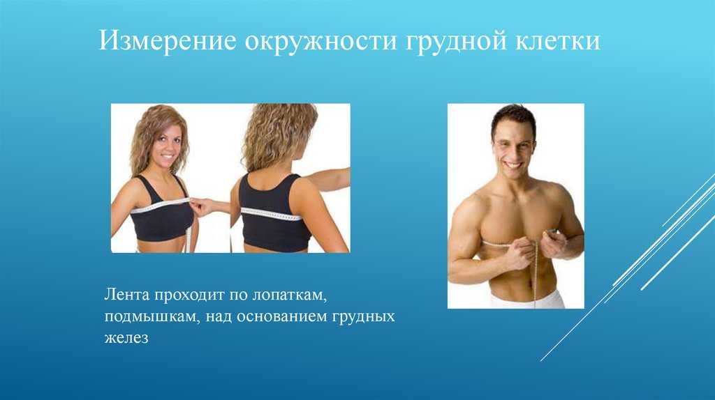 Какой обхват грудной клетки в 14 лет. понятие окружности грудной клетки