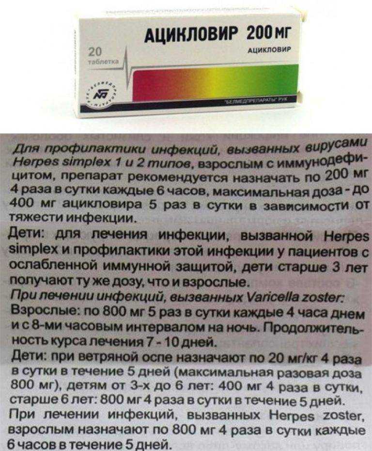 Ацикловир мазь: для чего применяется взрослым, инструкция по применению