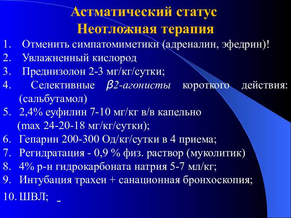 Приступ бронхиальной астмы: как помочь больному?