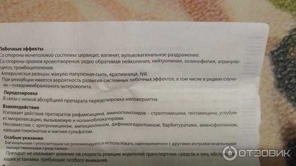 Клиндацин свечи, крем: инструкция по применению