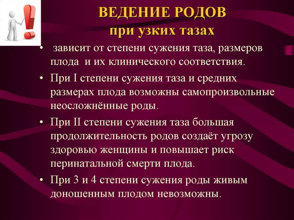 Нормальные размеры таза для естественных родов