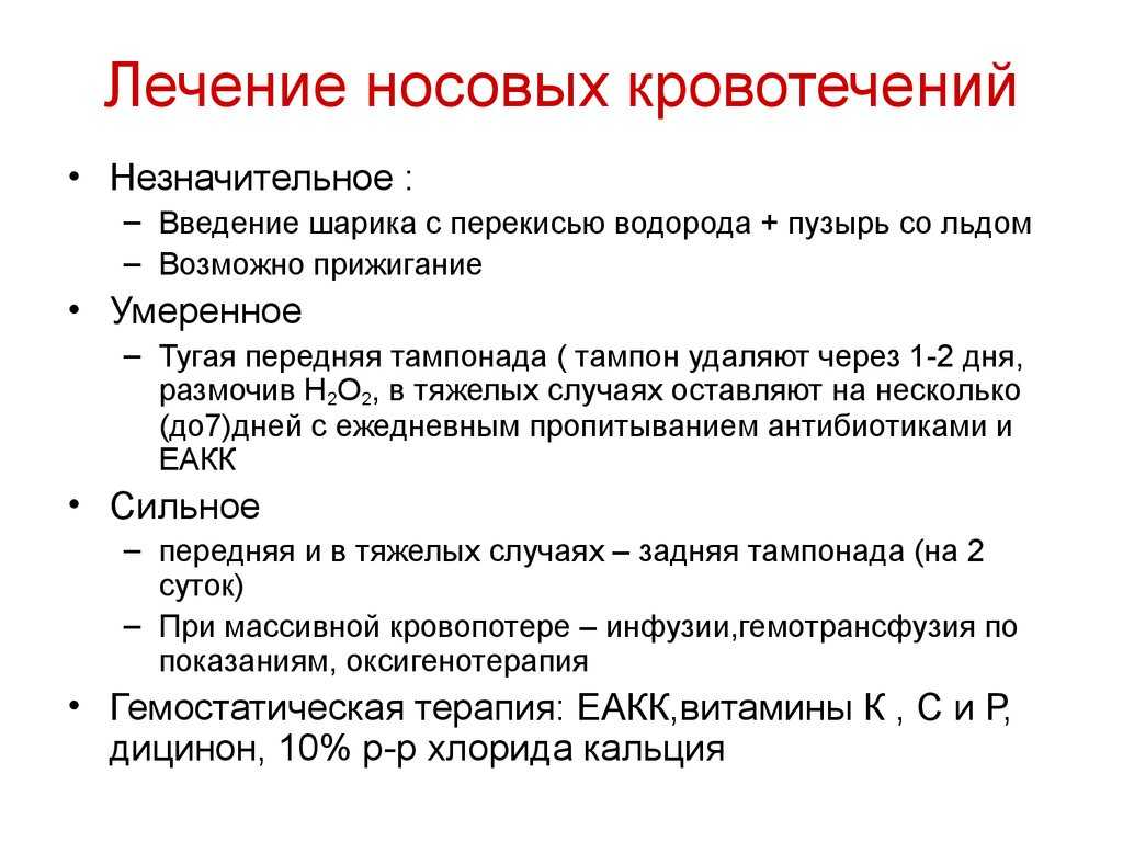 Носовые кровотечения у детей - статьи медцентра верамед