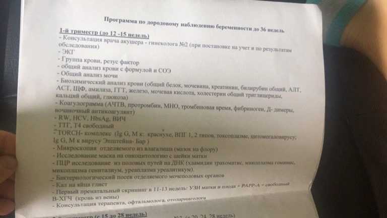 Анализы при постановке на учет по беременности: что назначают и сдают