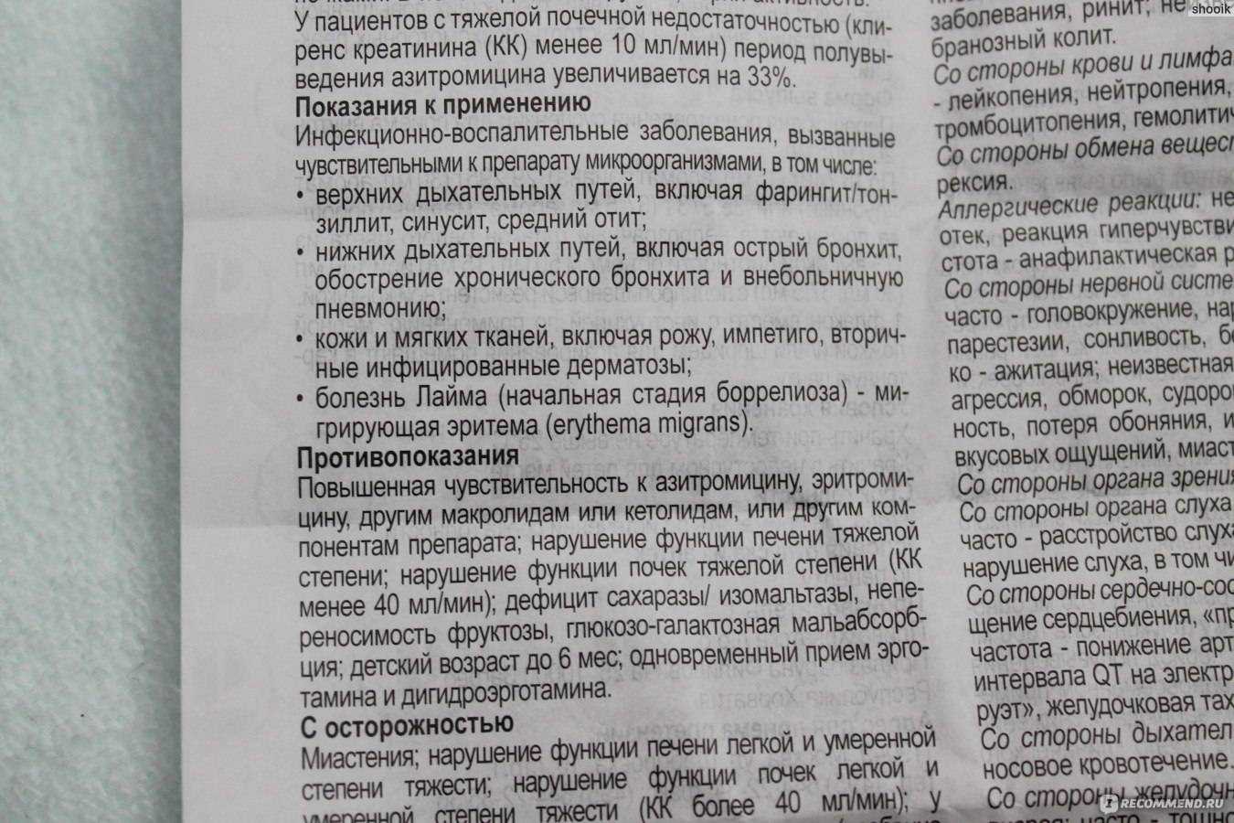 Азитромицин это антибиотик или противовирусное средство