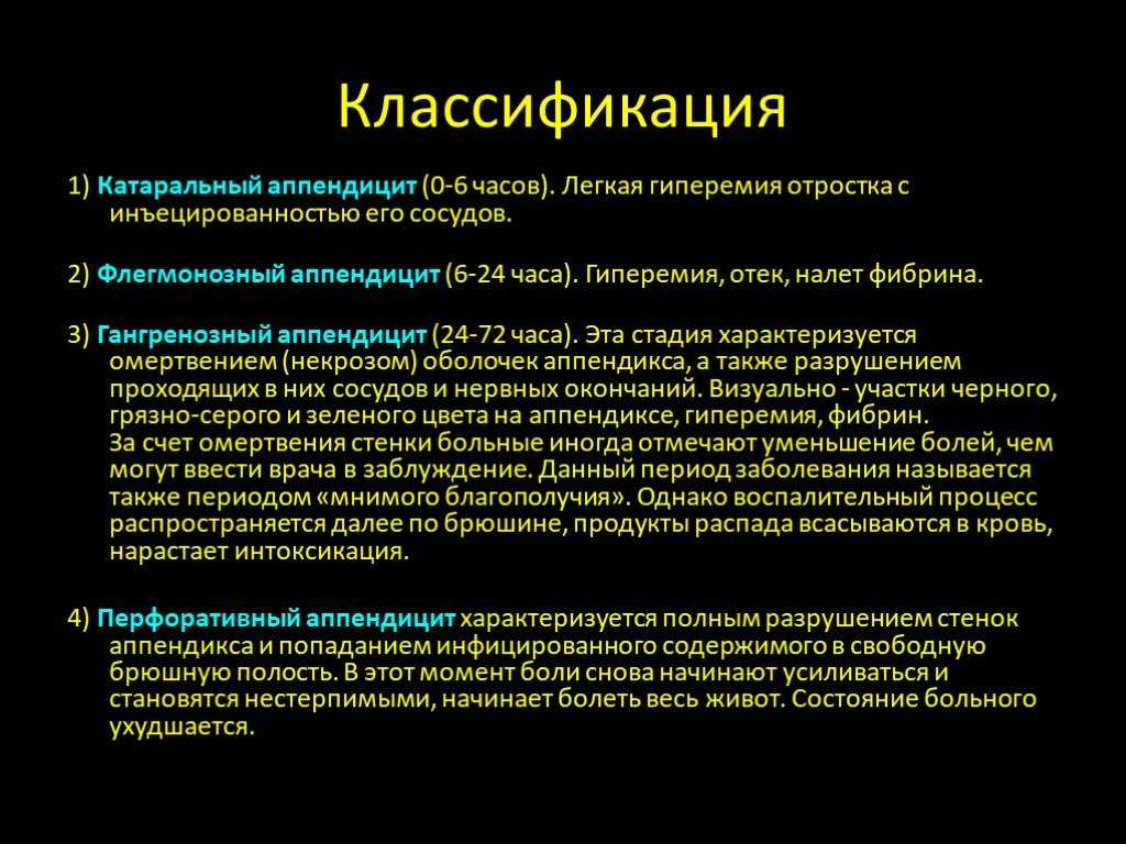 Аппендицит: симптомы и первые признаки воспаления аппендицита у взрослых