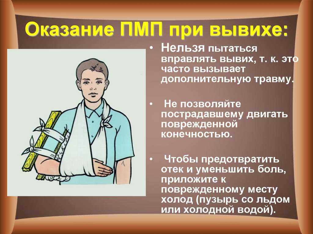 Доврачебная помощь при вывихе сустава – гармония мед