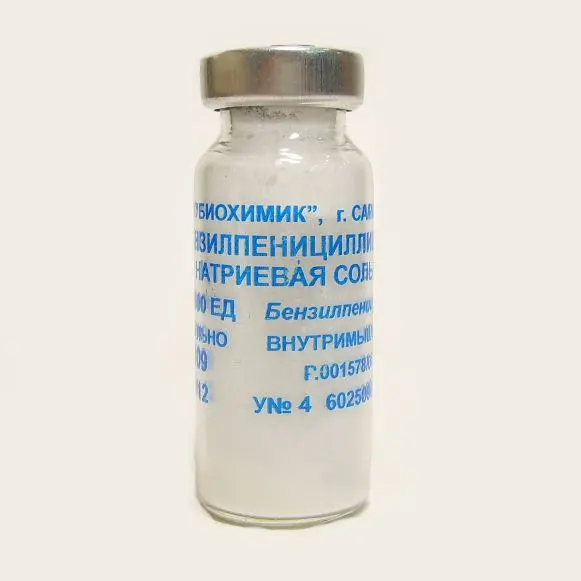 Бензилпенициллина натриевая соль, порошок для приготовления раствора для инъекций (флаконы). бензилпенициллина натриевая соль: инструкция по применению. правила применения бензилпенициллина натриевая соль форма выпуска