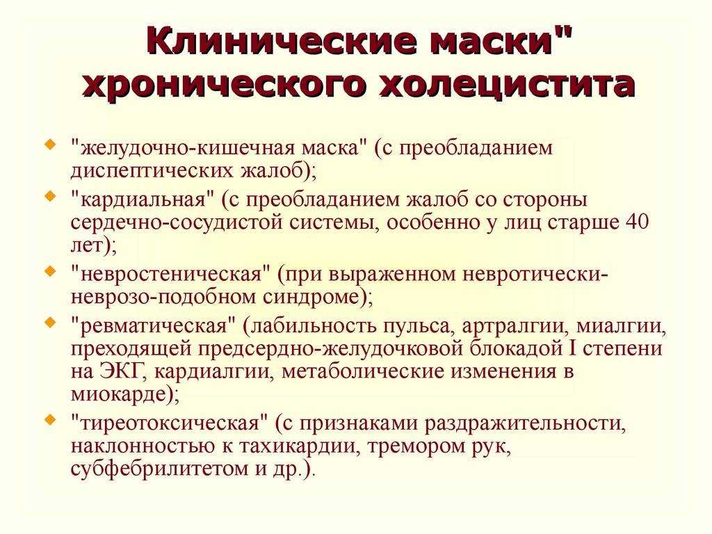 Хронический холецистит - симптомы, причины, болевой синдром, диагностика и лечение