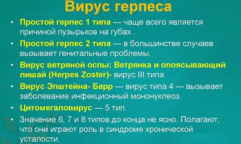 Герпес половой и на губах вызывает страшные осложнения и смерть