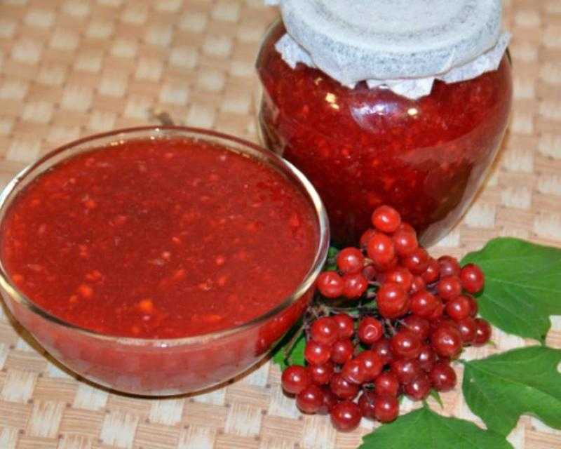 Варенье и джем из калины