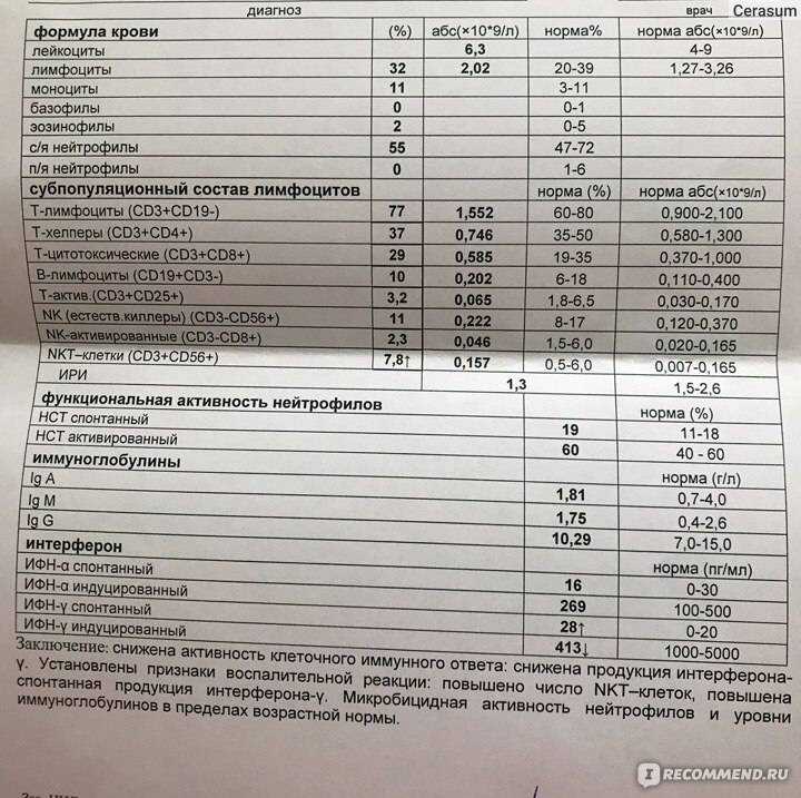 Иммунограмма у детей — что показывает и как сдавать анализ