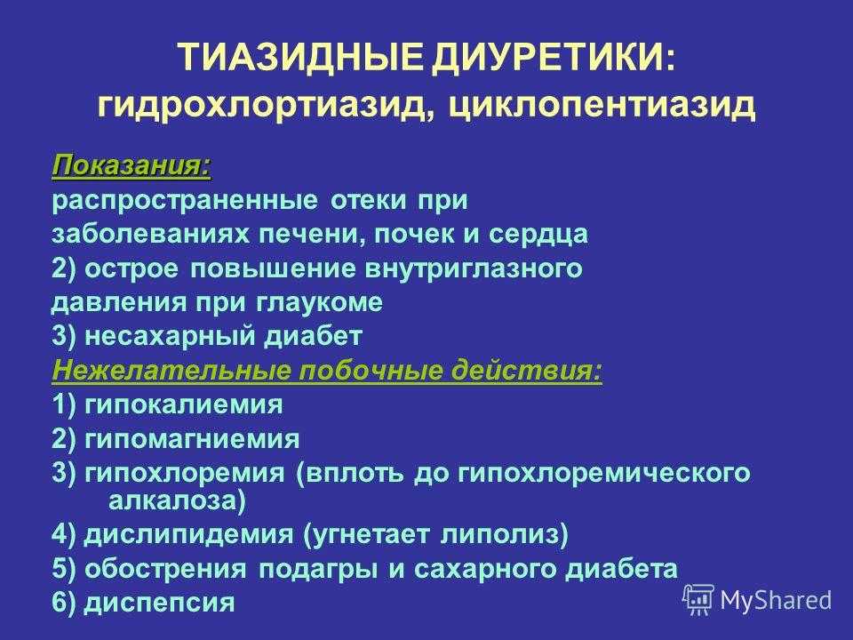 Препарат гидрохлортиазид - для чего применяют? | lit-dieta.ru