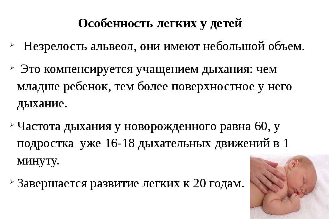 Ателектаз легкого у новорожденного - 7 причин, симптомы и диагностика