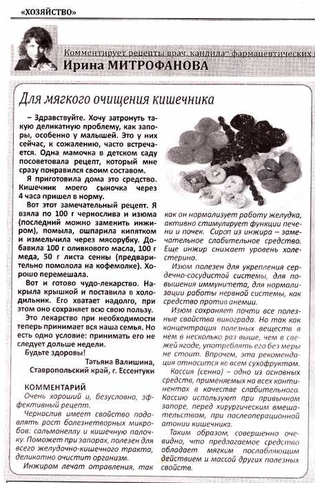 Чернослив для кишечника — полезные свойства и лечебное действие