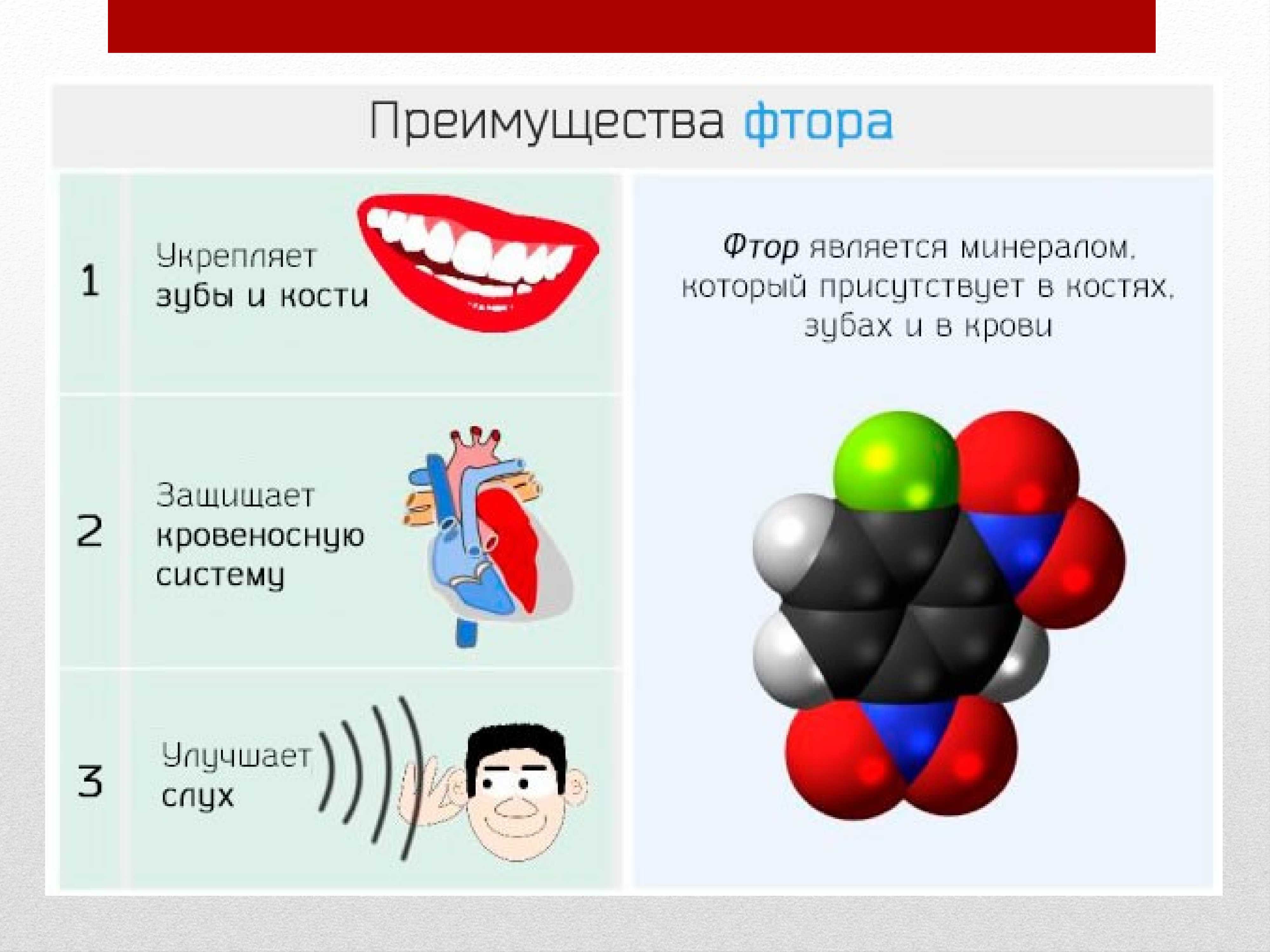 Фтор нужен для организма человека? свойства, вред и польза