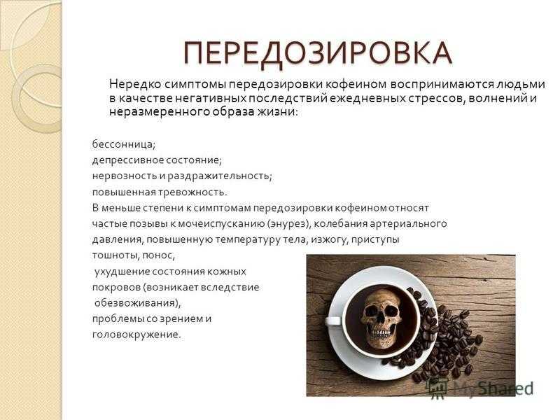 25 негативных эффектов кофеина, подтвержденных научно