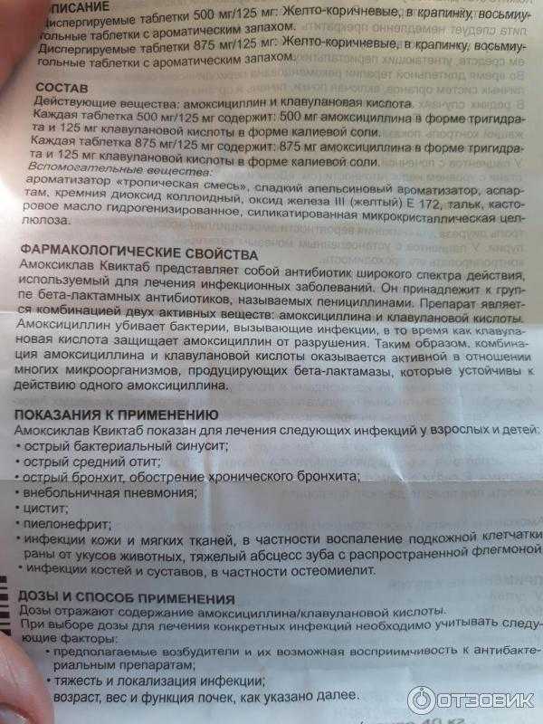 Амоксиклав и алкоголь