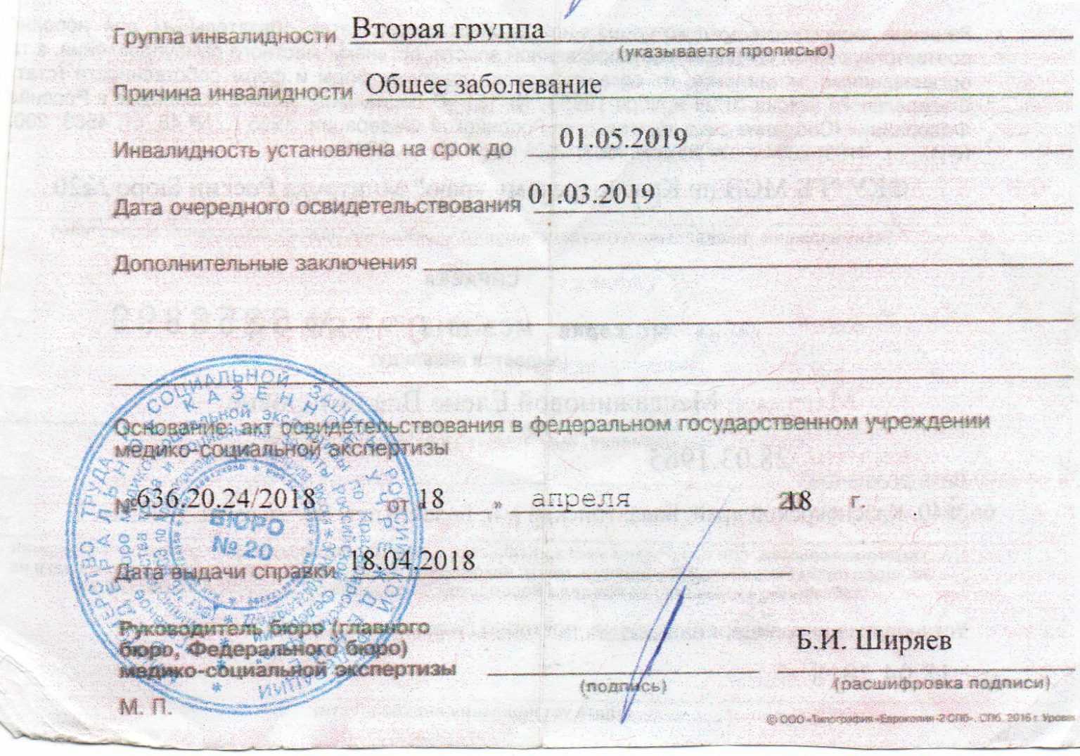 Инвалидность при коксартрозе тазобедренного сустава