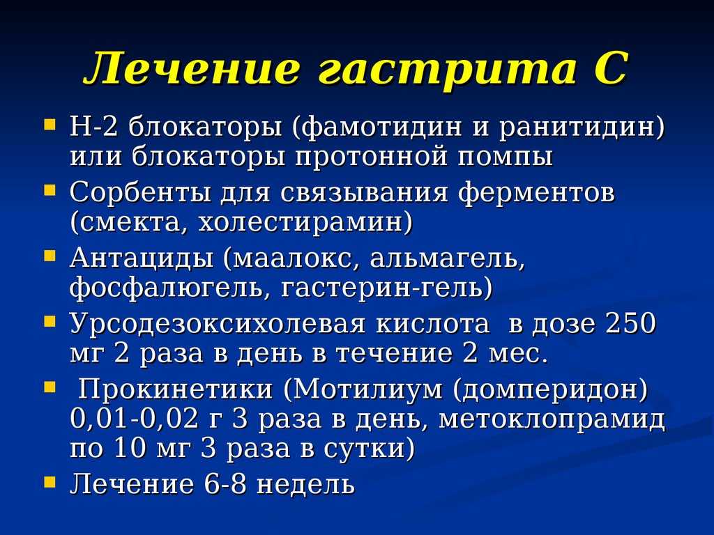 Хронический гастрит и гастродуоденит