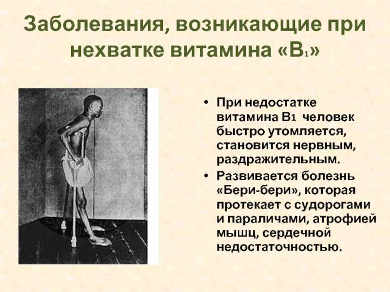 Как проявляется дефицит витаминов группы в