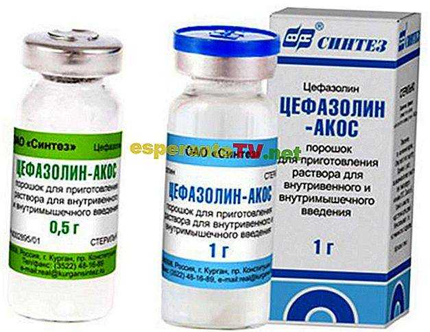 Цефазолин (cefazolin): описание, рецепт, инструкция